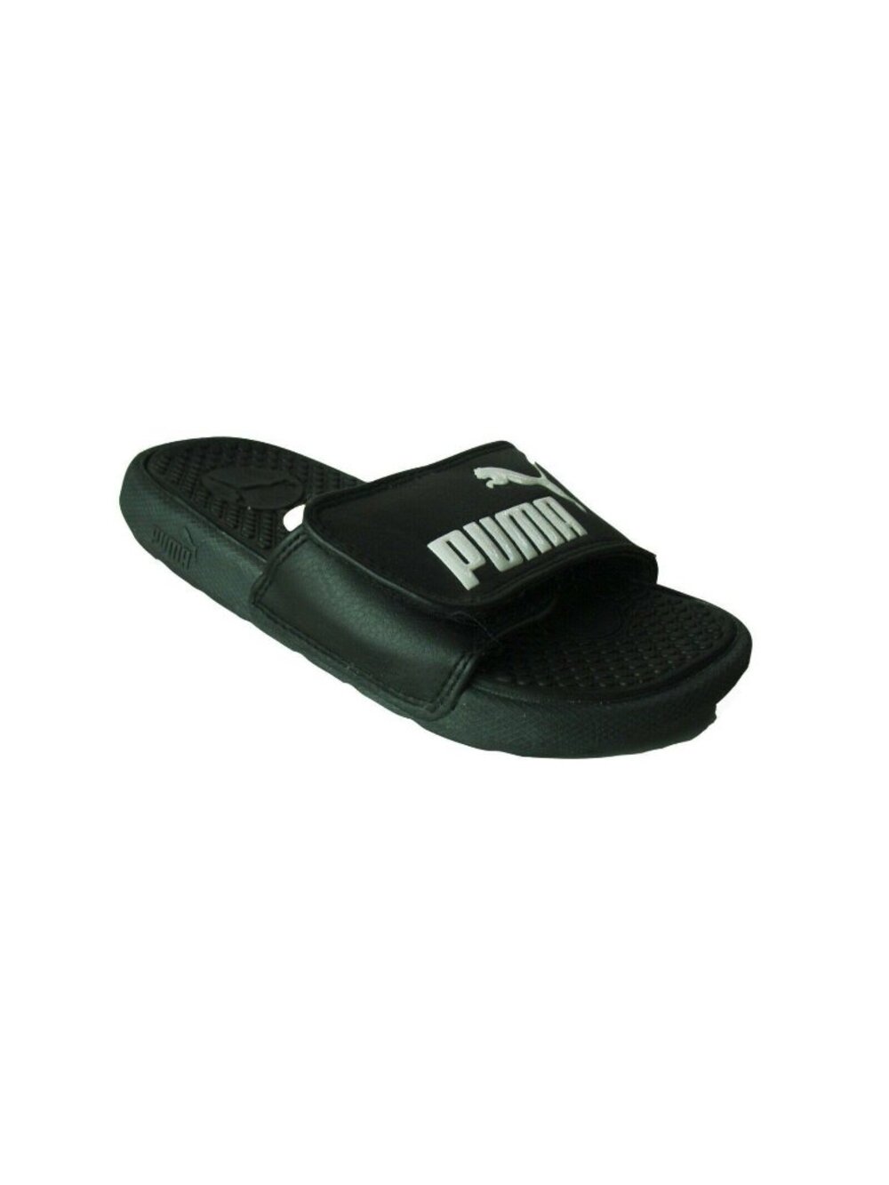 Puma Big Boys Slide Sandals Size 11 Black